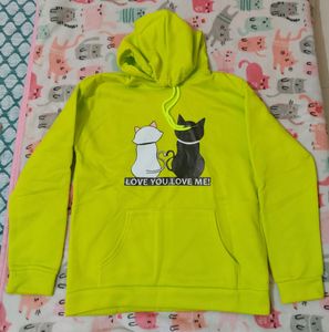 URBANIC Green Pullover Sweatshirt