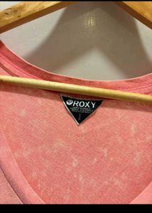 Coral  Ombre V-Neck Tee
