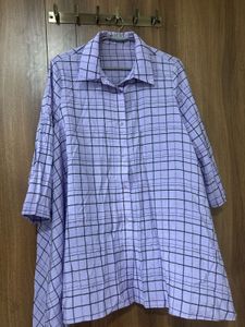 lavender shirt