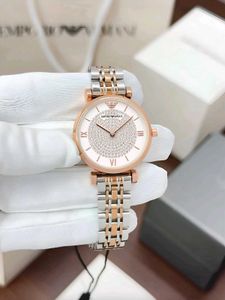 Emporio Armani Two-Tone Crystal Watch