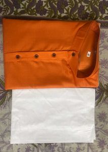 Men's Orange Kurta set new