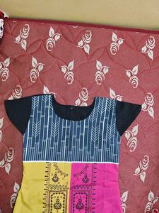 Vibrant Colorblock Kurta
