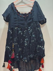 Stylish Navy Blue Palazzo Pants