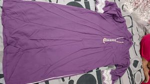 Elegant Purple Single kurti
