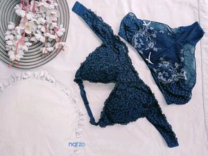 Navy Blue Lingerie Set