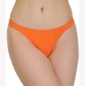 Vibrant Orange Bikini Bottom