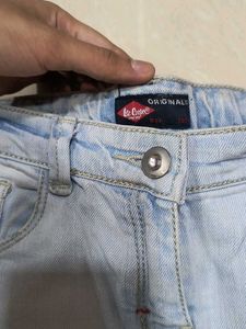 Light Wash Denim Shorts
