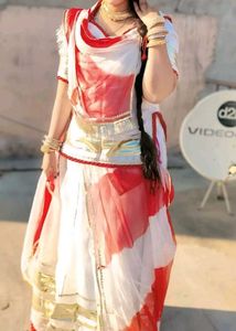 SAWAN SPACAIL..Red &amp; White rajputi poshak