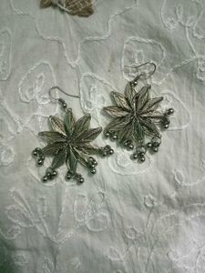 Oxidized Silver bohot Earrings
