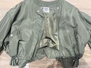 Olive Green Bomber Jacket