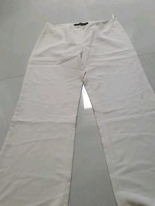 white Wide Leg Trousers