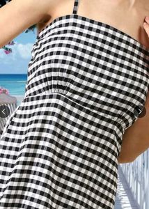 Gingham Check Mini Dress