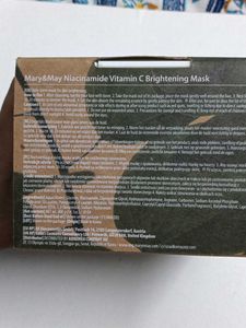 MARY &amp; MAY Niacinamide Vitamin C Brightening Mask