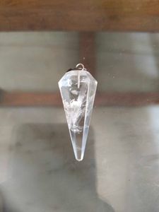 Sphatik Gemstone Crystal Pendent