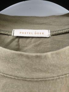 Oversized Washed Green T-Shirt