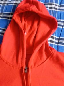Red Zip-Up Hoodie