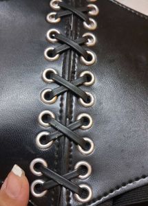 Gothic Lace-Up Corset Belt