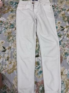 White High-Waisted Skinny Jeans Brand New