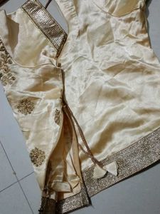 Golden Saree Blouse