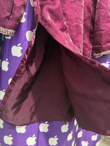 Elegant Maroon Kurta with Embellishments + pant