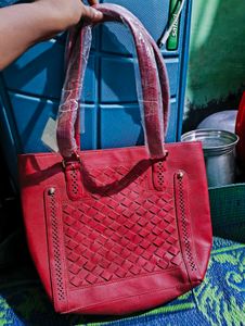 Red Tote Bag( new)