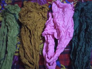 Colorful Dupattas - Set of 4