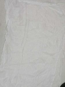 Elegant White Dupatta