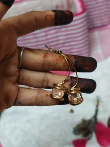 Unique Gold Spiral Dangle Earrings