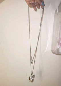 Elegant Pearl & Crystal Necklace Set