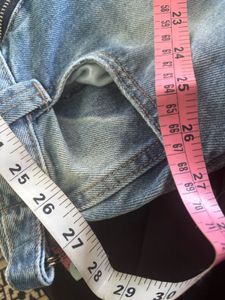 balloon carpenter blue jeans with adjustable belt