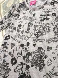 Mickey Mouse Graphic Long Sleeve Shirt