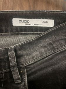 ZUDIO MEN BLACK JEANS