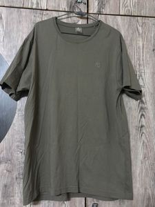 Men's Basic Olive Green T-Shirt
