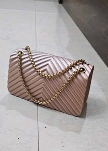 Chic Chevron Quilted Shoulder Bag