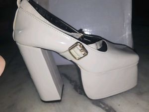 Chunky Platform Mary Jane Heels