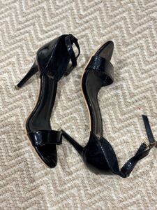 Elegant Black Strappy Heels