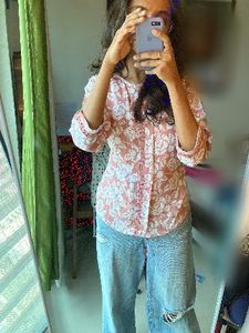 Floral Print Kurta
