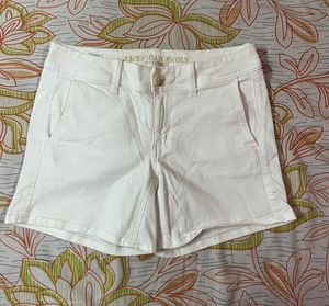 American Eagle White Shorts