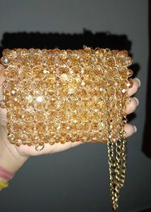 Golden Crystal Mini Bag