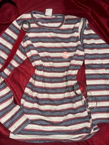 Striped Long Sleeve Top