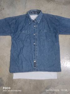 Denim Layered Shirt