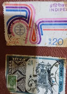 Vintage Indian Postage Stamps