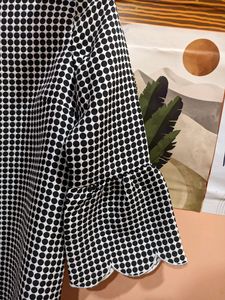 Heavy Meterial Short B&amp;W Dress