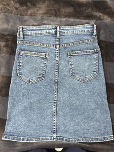 Denim Mini Skirt