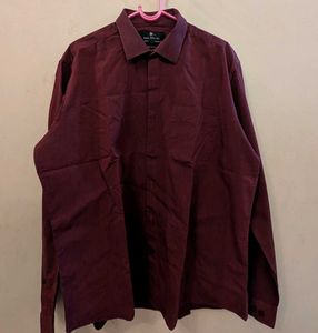 John Players Maroon Formal Shirt