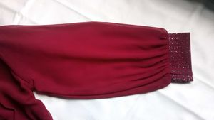 Beautiful Wine mahroon Gown 🍷