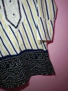 Striped Casual Kurti