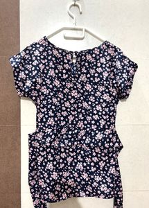 Brand - Zudio , Bust - 40 Inch, Waist - 34 Inch,Waist Tie, Length - 27 Inch, Material - Polyester.