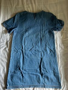 Casual Denim A-Line Dress