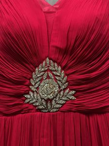 Elegant Red Ethnic Gown